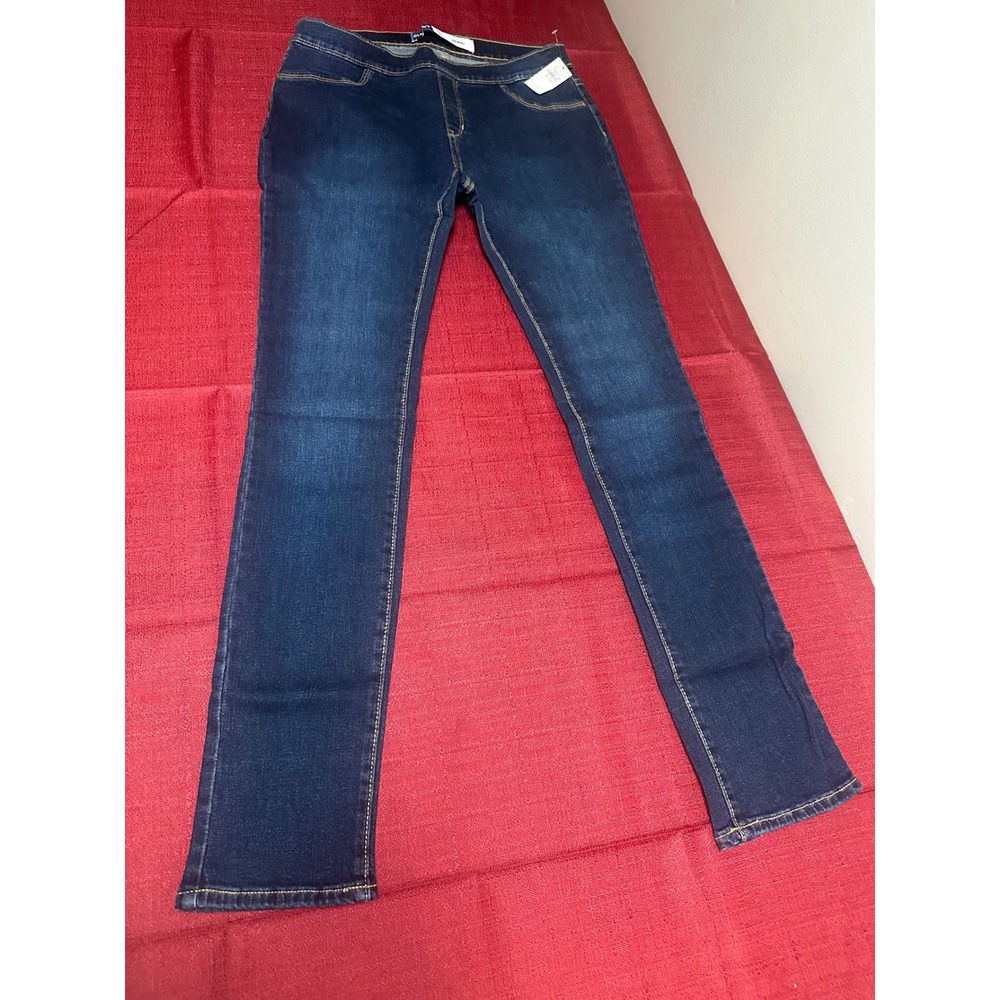 Old Navy Skinny Jeans Dark Wash Pull On Elastic Waist XXL 18 720866-02-1